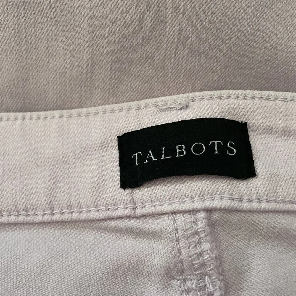 Talbots Pastel Lilac Ankle Jeans - Picture 7 of 9